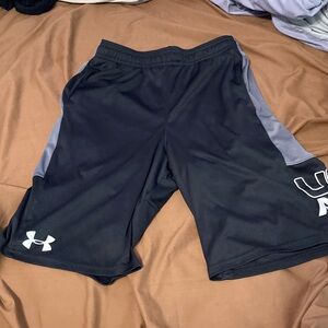 Under Armour Athletic Shorts in Black and Gray